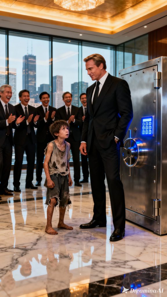“I’ll give you 100 million if you open the safe,” the billionaire announced — and the room exploded in laughter.