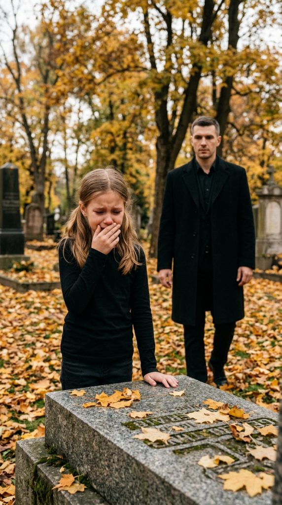 Millionaire Discovers His Maid’s Daughter Crying at His Son’s Grave—What He Learned Shocked Everyone