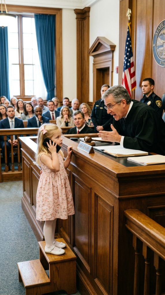 “Call Anyone You Want,” the Judge Laughed — Until a Little Girl Dialed… and the Voice Made Him Freeze