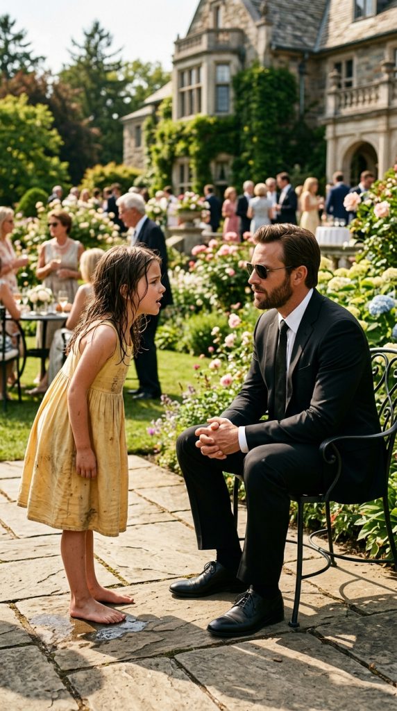 In Front of Wealthy Guests, a Little Girl Exposed a “Blind” Man — Then Pointed at His Wife and Said Something No One Expected