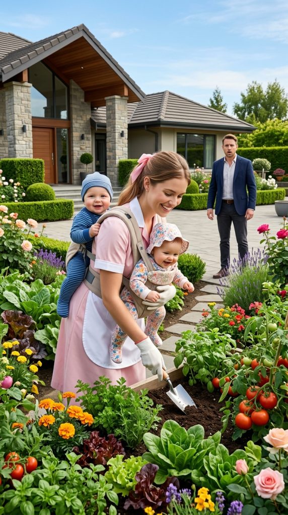 A STRICT ESTATE OWNER LOST HIS TEMPER WHEN HIS HOUSEKEEPER BROUGHT TWIN BABIES TO WORK — UNTIL HE LEARNED WHY SHE HAD NO CHOICE