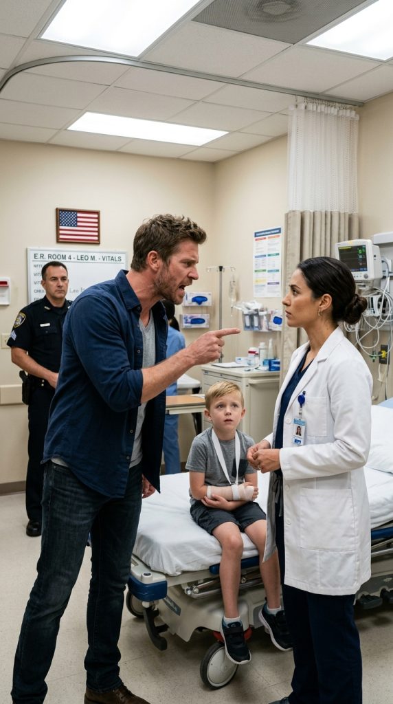 “He’s Not Leaving This Room,” I Said After the Boy Whispered, “Please Don’t Let Him Take Me” — That’s When I Realized Something Dark Was Happening Inside My Hospital