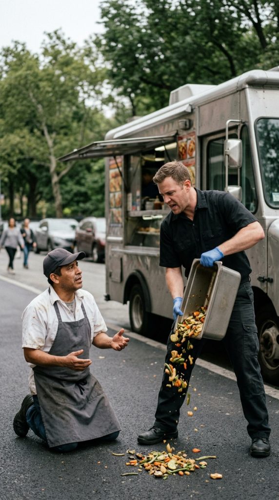 RACIST COP DESTROYS BLACK VETERAN’S FOOD TRUCK FOR ‘NO PERMIT’ — PENTAGON CALLS 20 MINUTES LATER