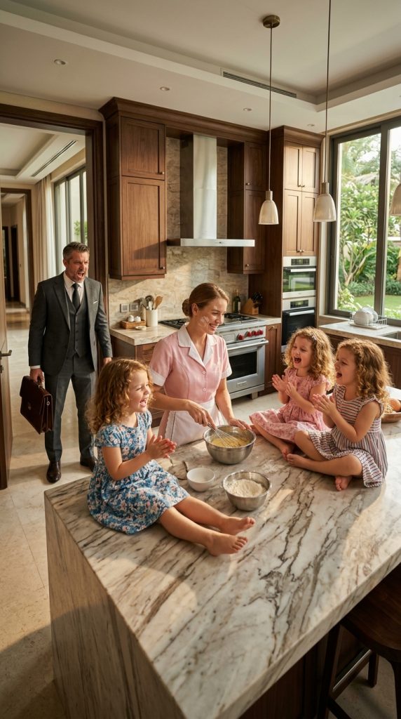 He Came Home to His Mansion Two Days Early—What He Discovered the Nanny Doing With His Silent Daughters Left Him Devastated