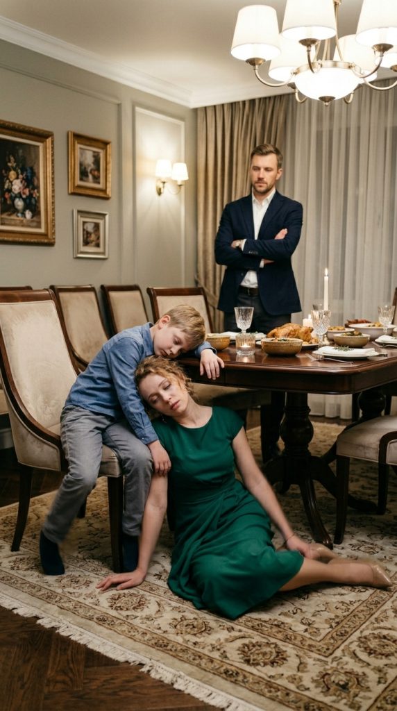 My Husband Said “Goodnight” After Poisoning Me and My Son With a Plate of Chicken in Green Sauce — Then Whispered, “It’s Done… Soon You’ll Both Be Gone”