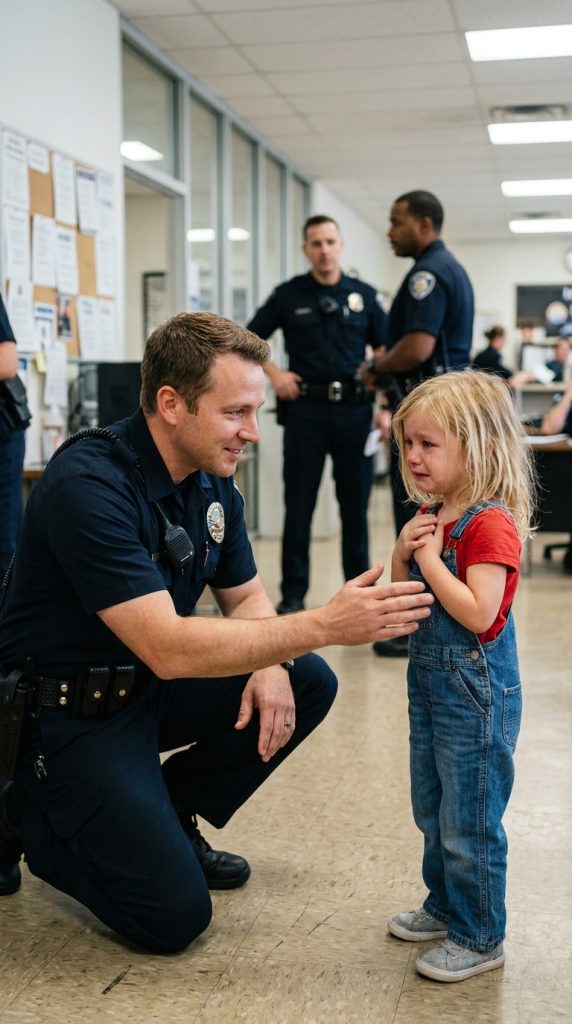 A 3-YEAR-OLD WAS BROUGHT TO THE STATION — THEN SHE WHISPERED, “WILL I BE TAKEN AWAY FOR WHAT I DID?”… AND THE ROOM FELL SILENT