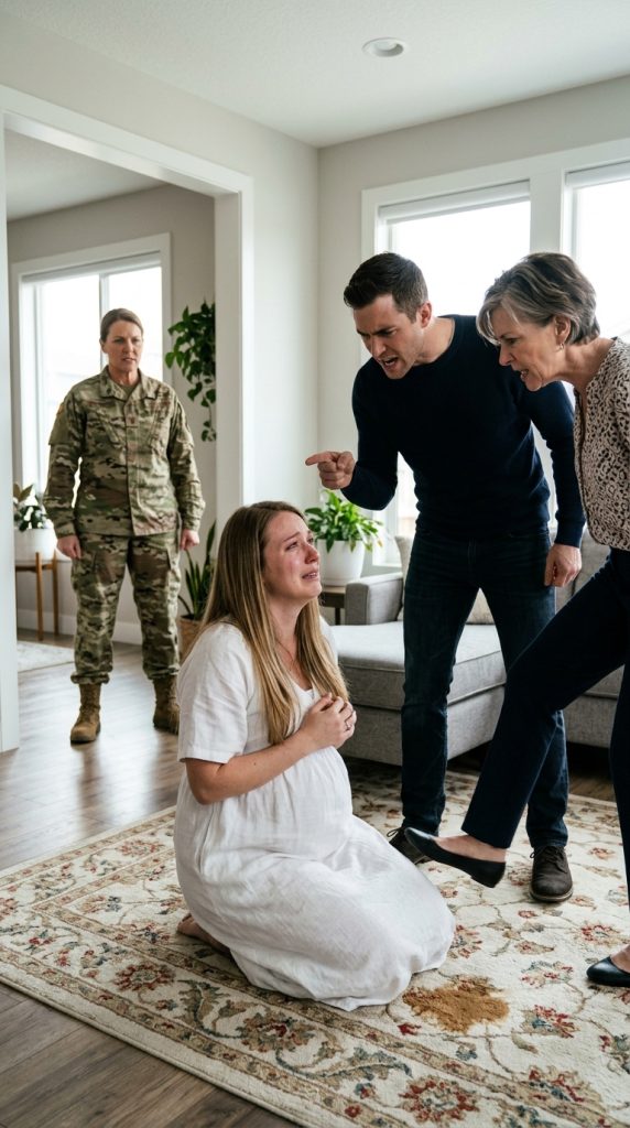 Dumped My Daughter in a Blizzard After She Bled on Their $5K Rug. Called Me Useless Old Woman… Until I Crashed Their Easter Dinner With My Badge: ‘I Put Your CEO in Prison.’