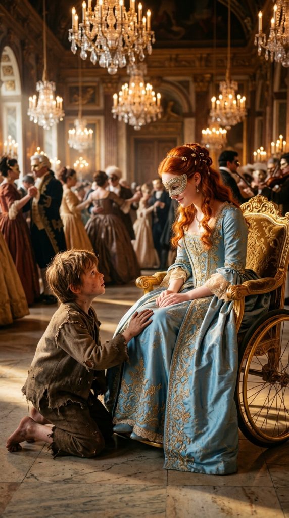For 9 Years, Princess Isolde Couldn’t Walk. On Her Birthday Night, a Mysterious Barefoot Boy Knelt Beside Her Wheelchair and Whispered: ‘I Can Make You Walk Again.’