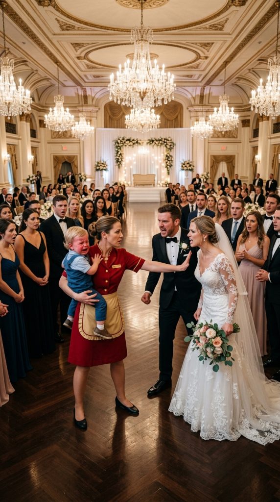 “Mom!” the Silent Millionaire’s Son Suddenly Cried at His Father’s Engagement Party — Then the Maid Whispered, “Don’t Touch Him,” and Everything Was Exposed