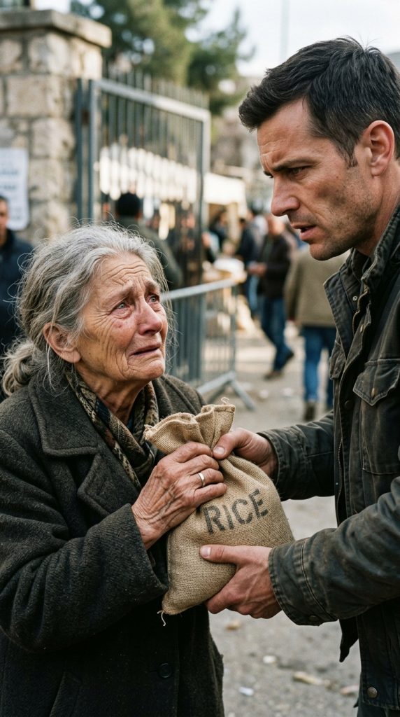 He Shoved a Sack of Rice Into His Mother’s Arms Like She Was a Burden — But What Was Hidden Inside Changed Everything