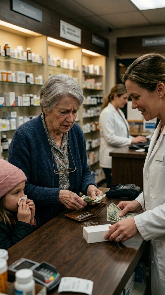 I PAID $5 FOR AN ELDERLY WOMAN’S MEDICINE… THE NEXT MORNING, A COP WALKED STRAIGHT UP TO ME