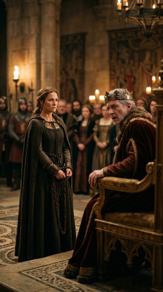 A Chained Woman Stood Before the King — When Asked for Her Last Words, She Said He Already Knew the Truth