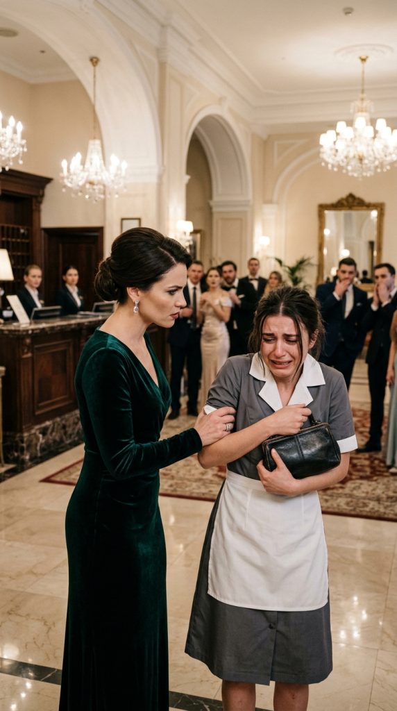 The Maid’s Bag Spilled Across the Marble Floor… and One Photograph Exposed a Secret the Hotel Had Buried for Years