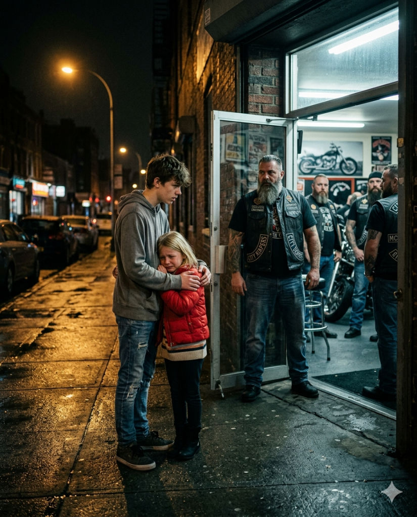 A 16-year-old seeks shelter at a biker clubhouse with his sister at midnight, unknowingly triggering a decision that draws the brotherhood into an unexpected conflict.