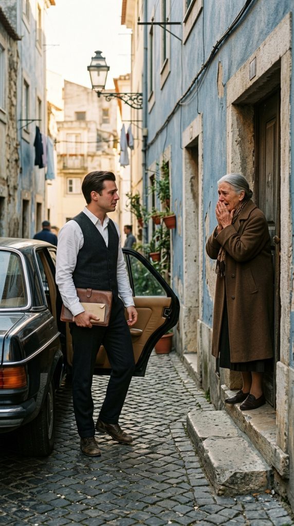 HE ARRIVED IN A MERCEDES TO REPAY A DEBT FROM 18 YEARS AGO AT A MODEST HOME… BUT WHAT THE WOMAN SAID LEFT HIM SPEECHLESS
