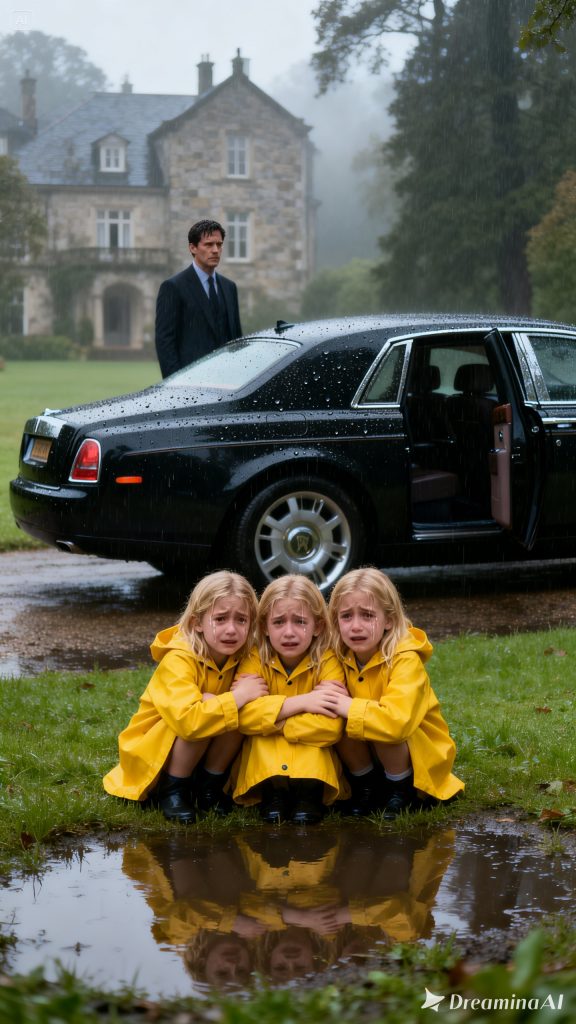 HE CAME HOME UNANNOUNCED AND FOUND HIS TRIPLETS ABANDONED BY HIS NEW WIFE IN THE RAIN…
