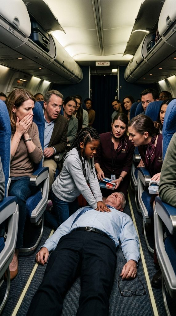 A POOR 12-YEAR-OLD BLACK GIRL SAVED A MILLIONAIRE ON A PLANE… BUT WHAT HE WHISPERED MADE HER CRY OUT LOUD