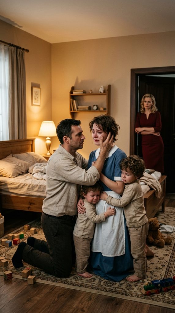 THE MILLIONAIRE PRETENDED TO BE BLIND TO TEST HIS FIANCÉE AND TWIN SONS… UNTIL THE HOUSEKEEPER DID SOMETHING THAT CHANGED EVERYTHING