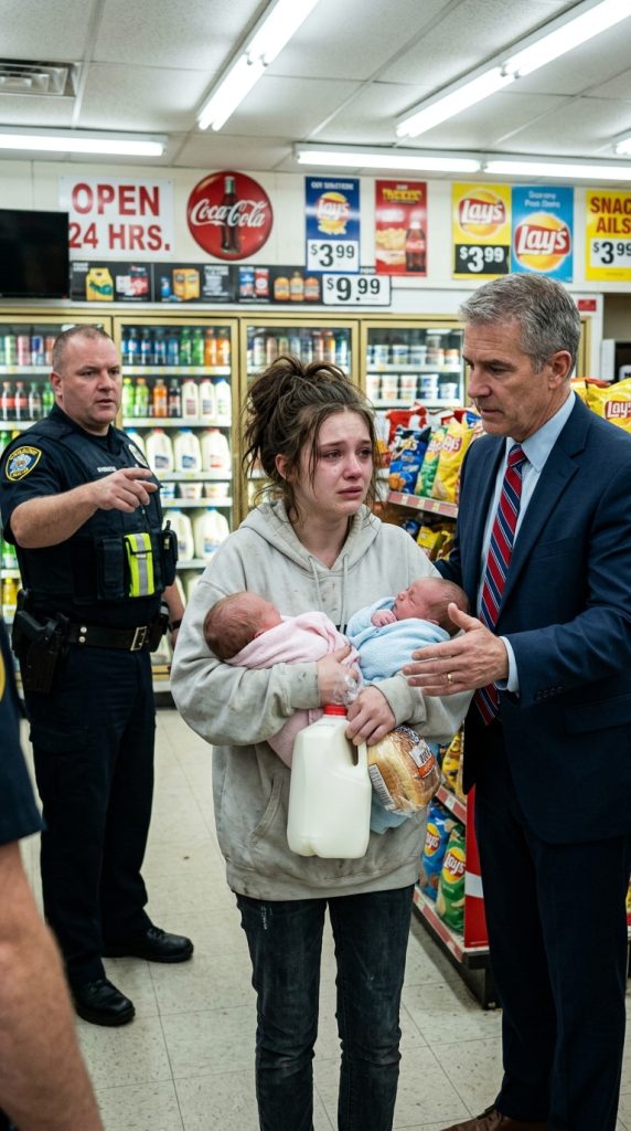A LITTLE GIRL STOLE A CARTON OF MILK FOR HER HUNGRY BROTHERS—ONE MAN’S DECISION REWROTE HER FUTURE