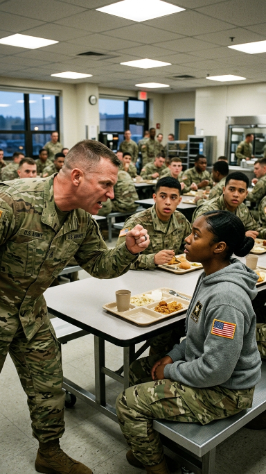 A rude sergeant tried to bully a woman out of her seat — but he had no idea she was an undercover Navy lieutenant…