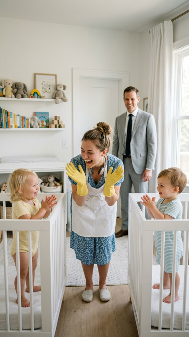 MILLIONAIRE BURSTS IN AT 3 A.M. AND FINDS THE NANNY IN GLOVES—WHAT HE DISCOVERS NEXT BRINGS HIM TO HIS KNEES