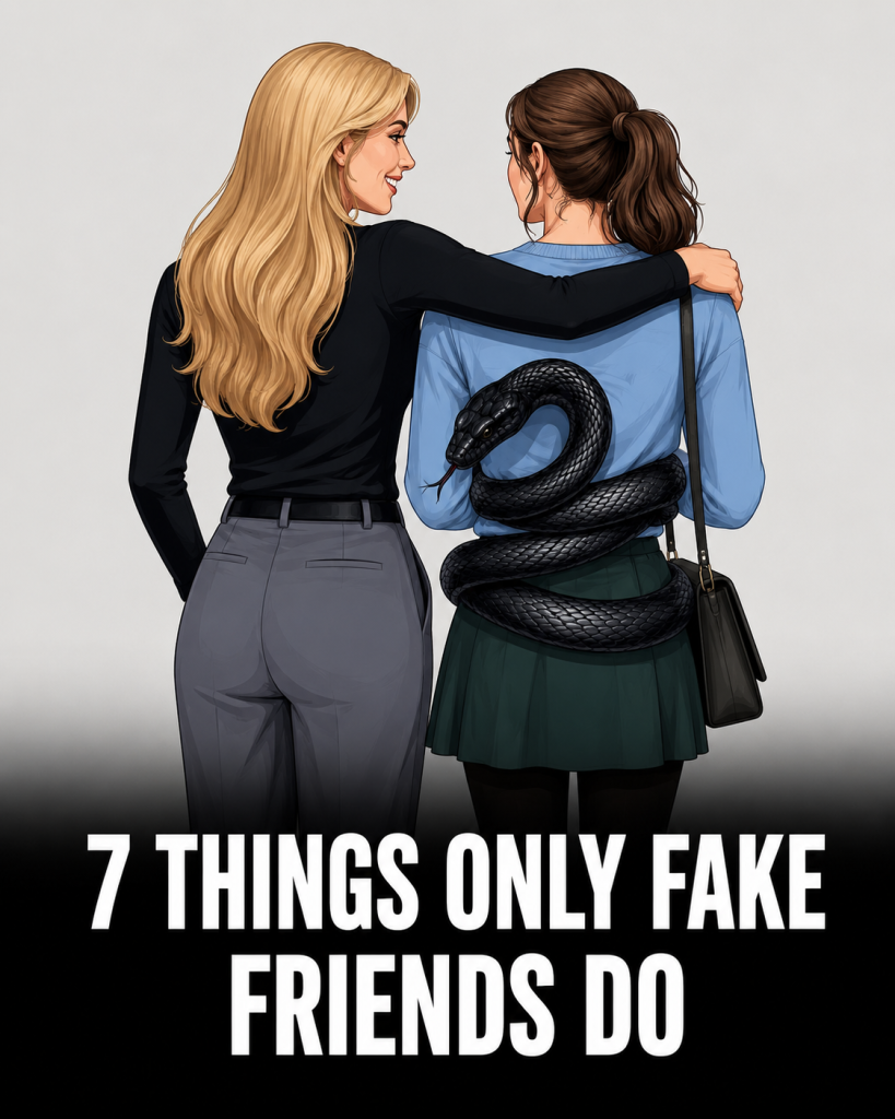 7 things only fake friends do