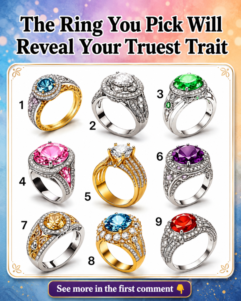 The Ring You Pick Will Reveal Your Truest Trait