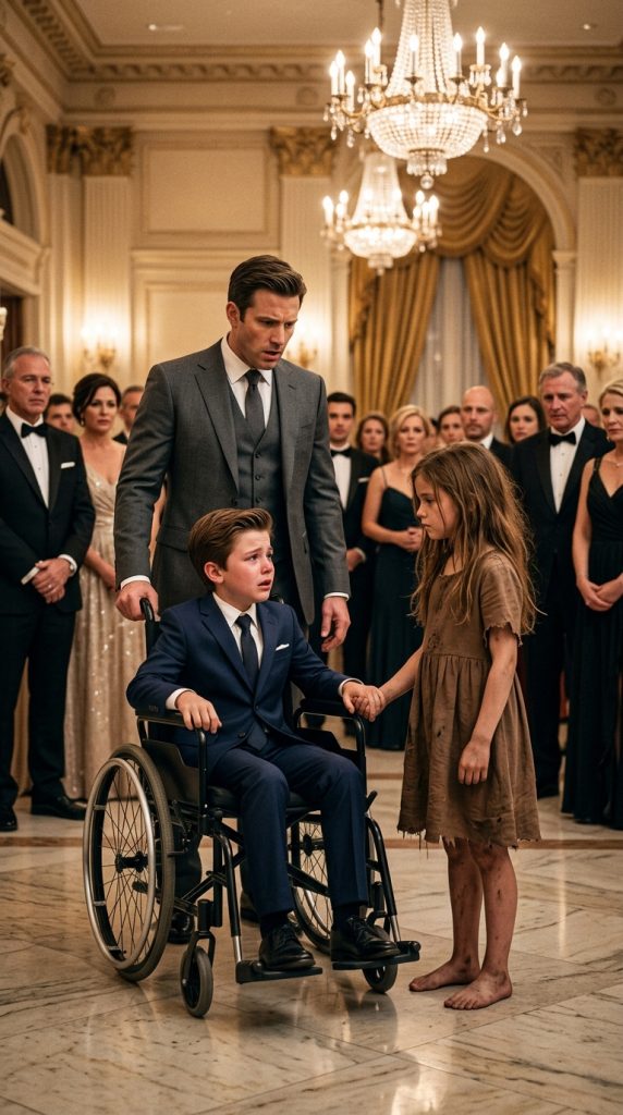 The Disabled Billionaire Heir Hadn’t Moved in Years… Until a Forgotten Girl Took His Hand