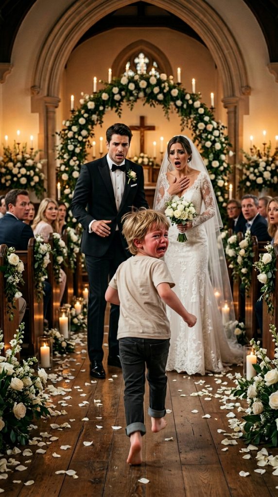 “Stop—Don’t Say Yes.” A Barefoot Boy Ran Into the Wedding With a Bracelet the Groom Buried 7 Years Ago