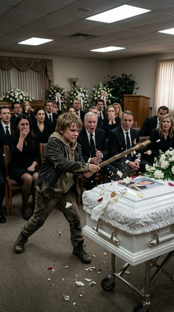 STREET BOY SMASHES OPEN A MILLIONAIRE’S DAUGHTER’S COFFIN AND CRIES OUT: “SHE ISN’T DEAD!”