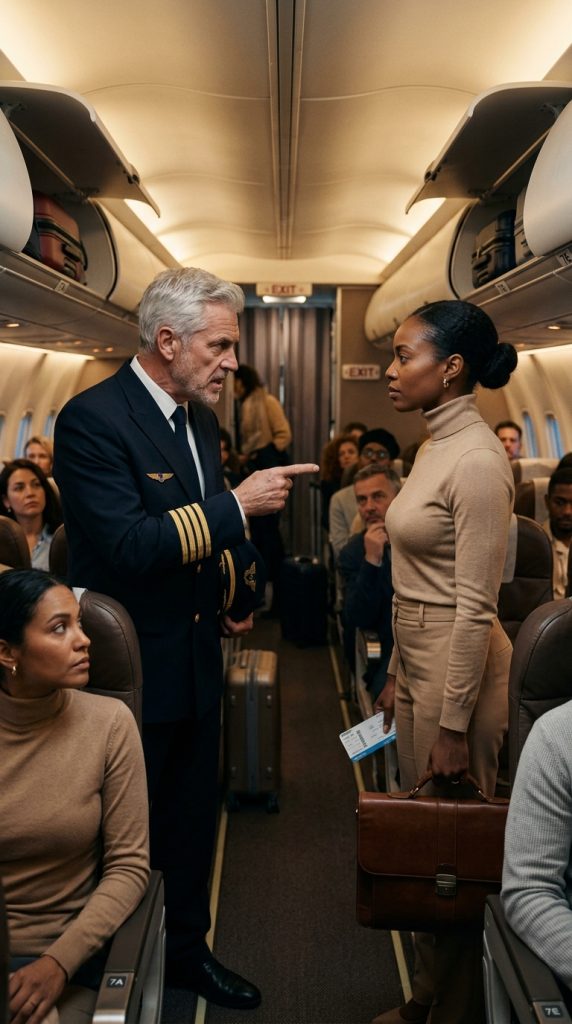 PILOT ORDERS BLACK WOMAN TO LEAVE HER SEAT ON CHRISTMAS EVE — UNAWARE THAT SHE ACTUALLY OWNS THE AIRCRAFT