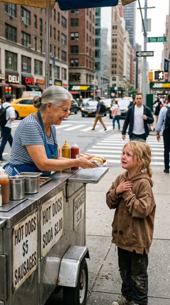 “One Day I’ll Pay You Back. I Promise.” — Fourteen Years After Feeding a Hungry Little Girl, a Black Car Pulled Up and Changed the Vendor’s Life Forever