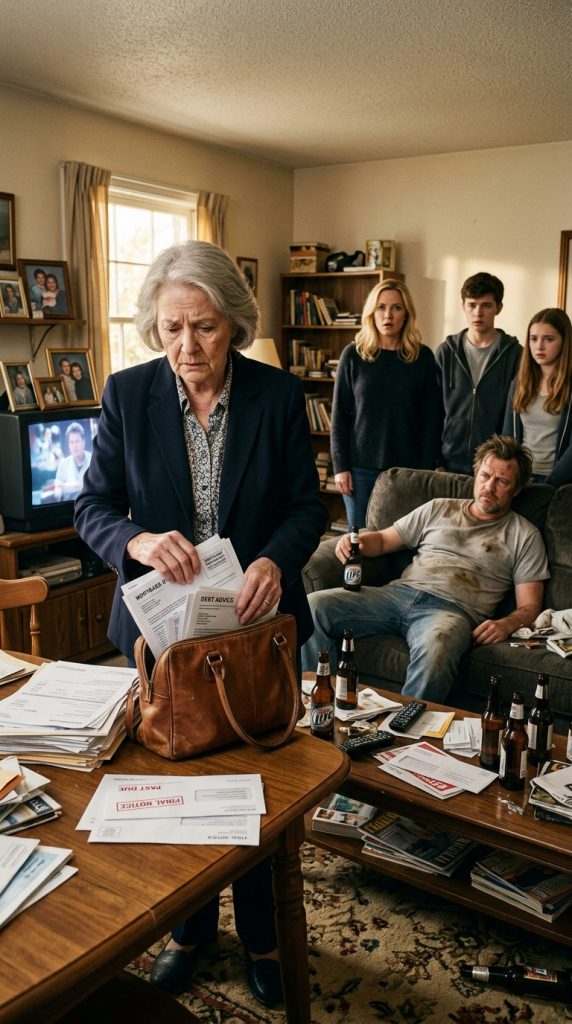 My son-in-law humiliated me in front of my daughter and told me to leave his house. Instead of crying, I quietly placed a folded document on the table that changed everything.