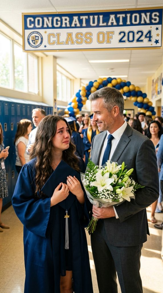 On Graduation Day, an Orphan Girl Asked a Stranger to Act as Her Father… His Reply Transformed Both Their Lives Forever