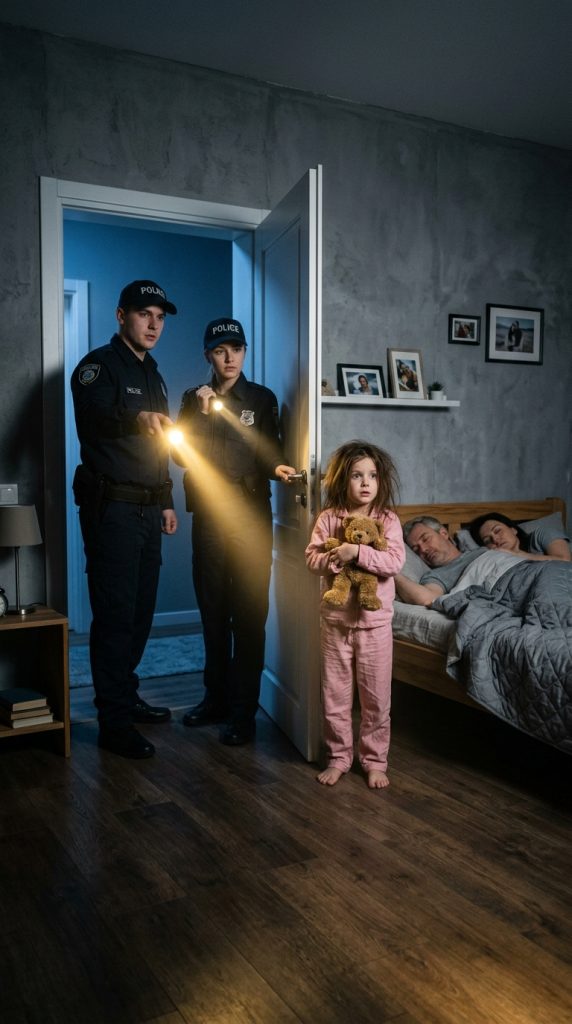 A LITTLE GIRL CALLED 911 LATE AT NIGHT BECAUSE HER PARENTS WOULDN’T WAKE UP. WHAT OFFICERS DISCOVERED INSIDE THE HOUSE LEFT THEM SHAKEN…