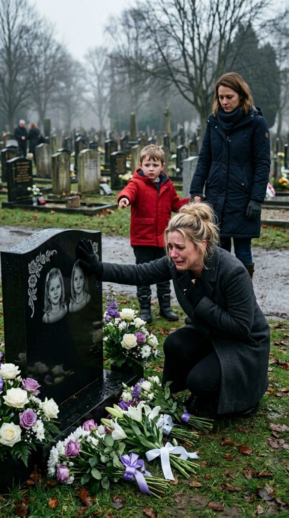 A Boy Pointed At My Twins’ Grave And Said They Were In His Class. When He Said Their Names, My World Split Open.