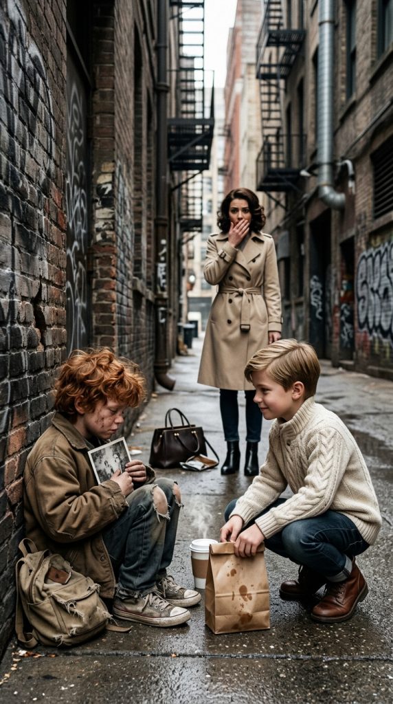 An 8-Year-Old Homeless Boy In Chicago Clung To A Worn Photograph… Until A Kind Stranger Gave Him Food And A Woman Suddenly Recognized It.