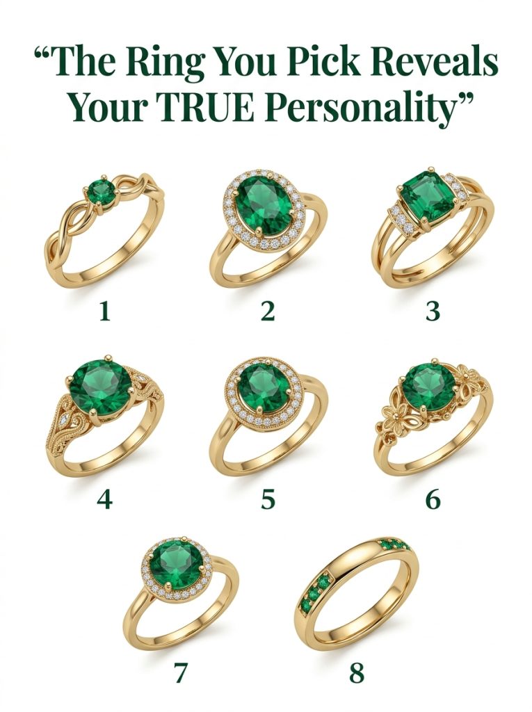 THE RING YOU PICK REVEALS YOUR TRUE PERSONALITY