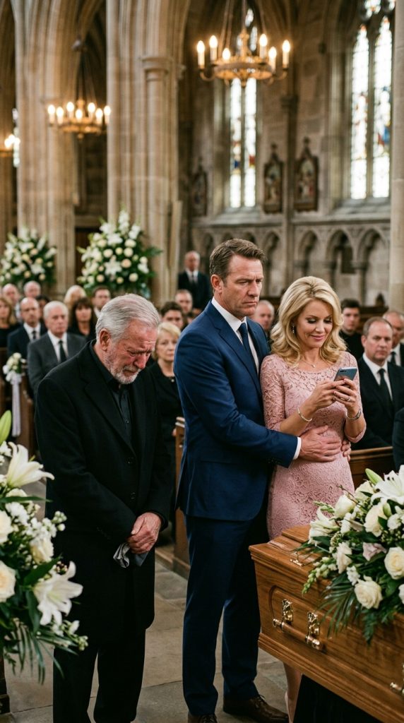 At my wife’s funeral, my daughter-in-law leaned toward my son and whispered, “This feels more like a celebration.” But when the lawyer opened the letter Lydia had left behind, I realized her cruelty wasn’t even the worst part.