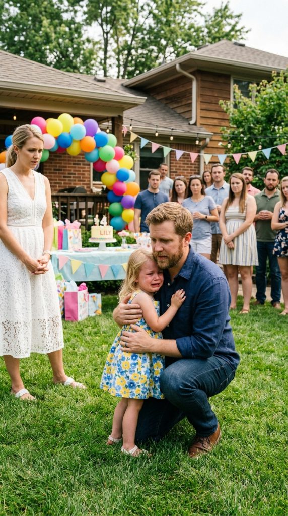 I found my 4-year-old daughter hiding in fear at a birthday party while others called it a joke, so i took her and left, and by morning they begged me not to escalate it.