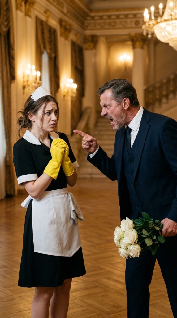 “THAT NECKLACE BELONGED TO MY LATE WIFE!” THE TYCOON ROARED — BUT THE JANITOR’S ANSWER…