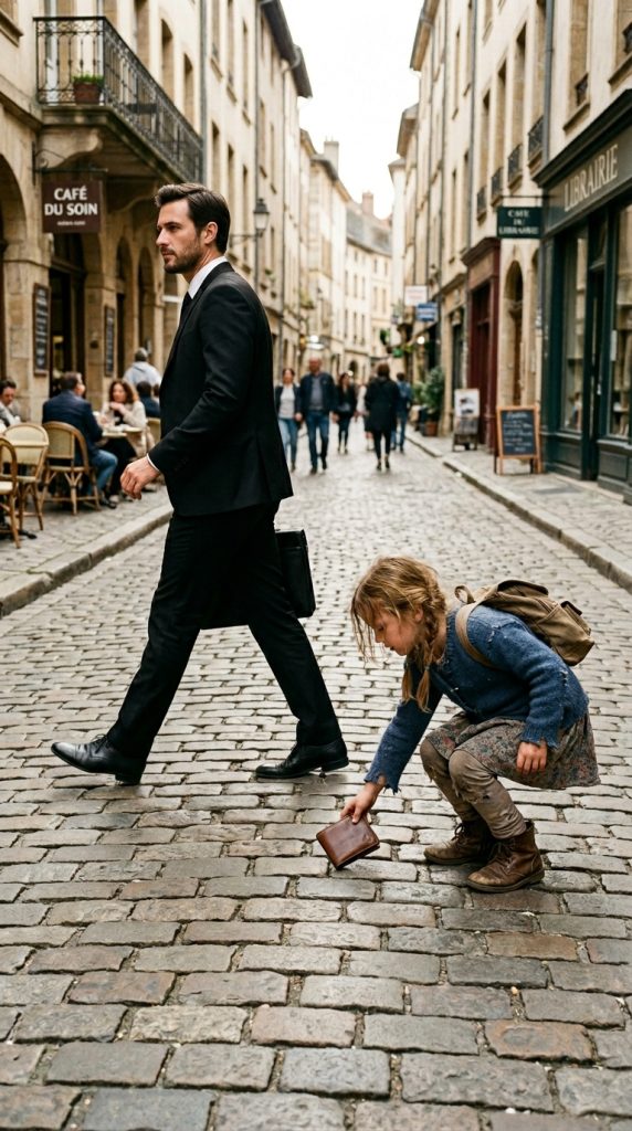 A LITTLE GIRL FOUND HIS WALLET—INSIDE WAS A PHOTO OF HER MOTHER
