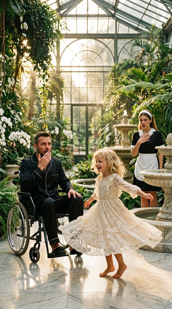 Ninety-Nine Doctors Had Given Up on the Paralyzed Mafia Boss After Eight Years… Until the Maid’s Little Girl Stepped Into His Forbidden Room and Did the Unthinkable.