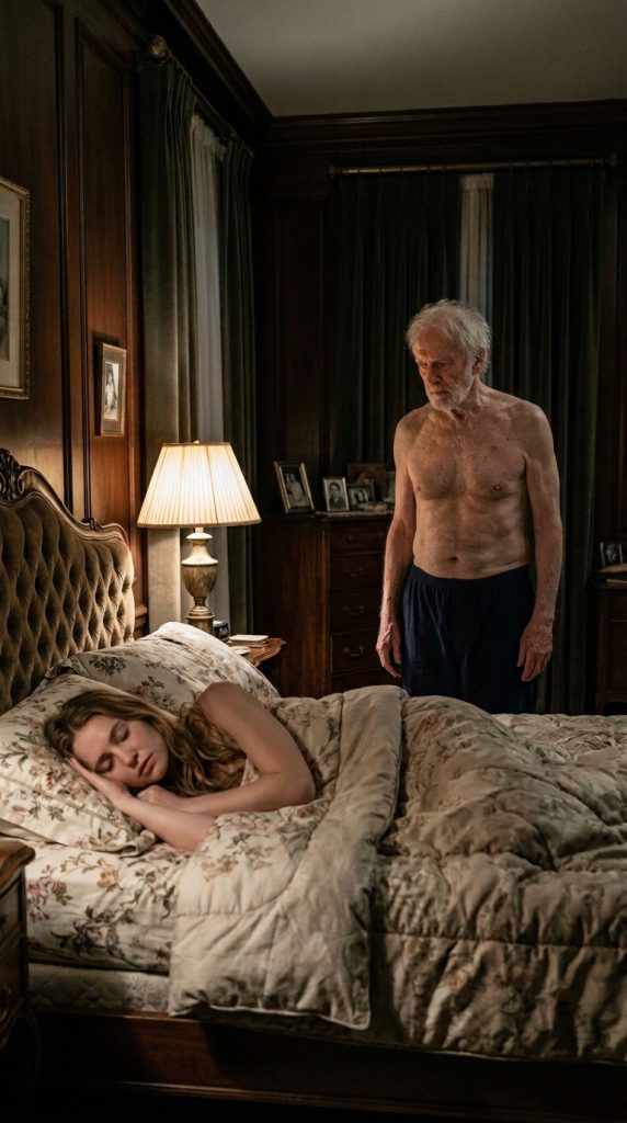 I married an old man to save my sick father, on the condition that every night before going to sleep I had to take a strange pill — and I had no idea what was happening to me during that time.