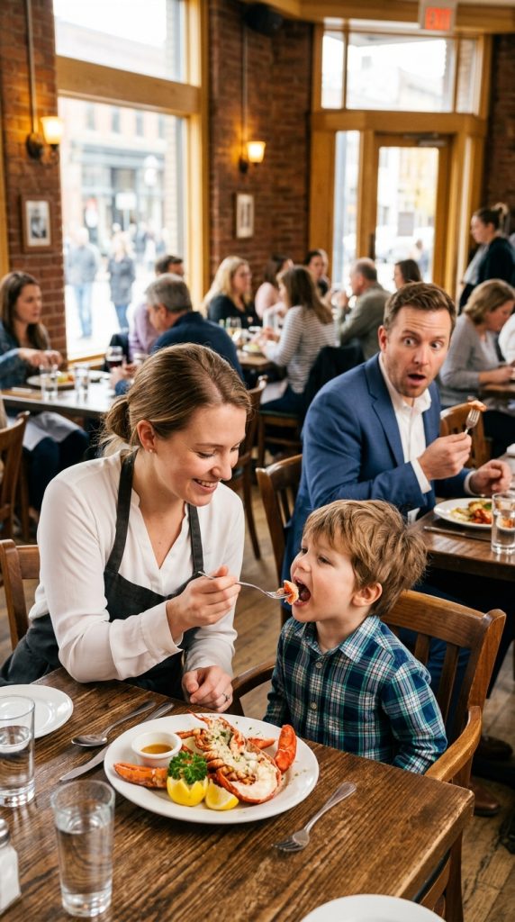 No One Noticed The Humble Waitress—Until Her Quiet Gesture Reached His Son, Shattering A Billionaire’s Ego And Changing His Life Forever.