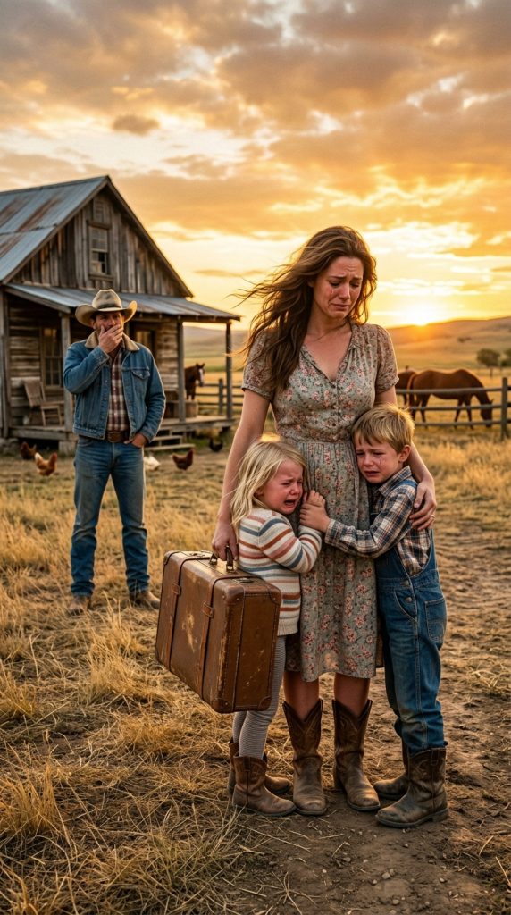 Sold at the age of eighteen to a lonely farmer, her twin children clung to her ceaselessly.
