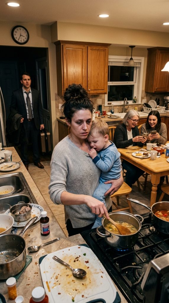 My Wife Was Holding Our Feverish Toddler While My Mom Scrolled TikTok — Then I Finally Snapped