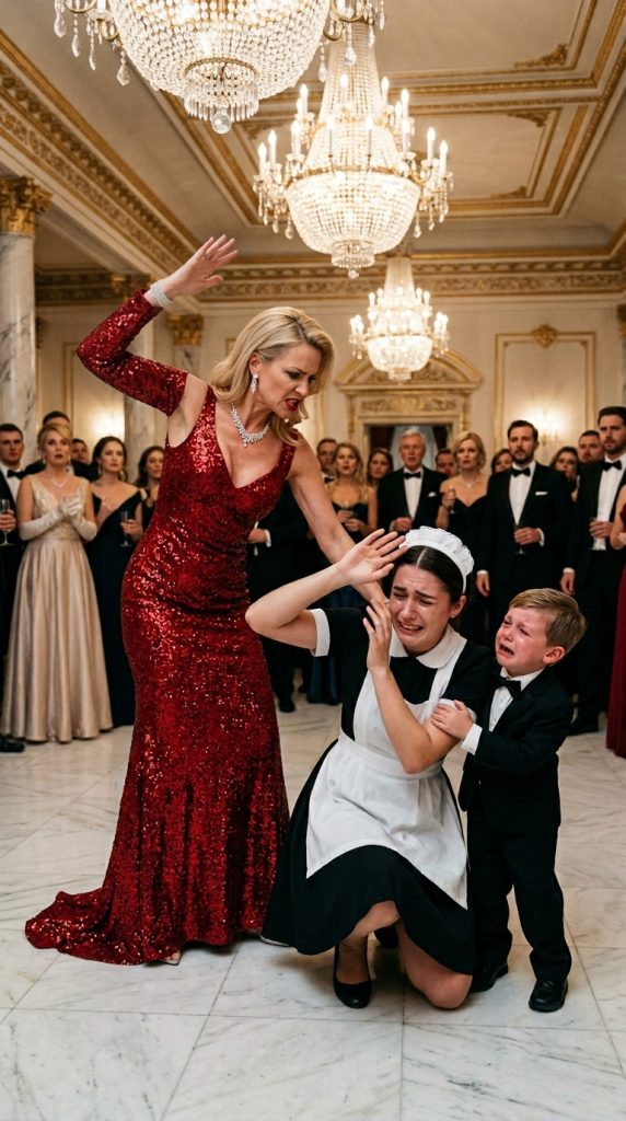The Rich Woman Slapped The Nanny For Touching Her Son… But The Child’s Next Words Shocked Everyone In The Mansion.
