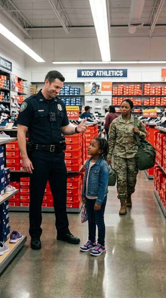 Police Officer Mocked a Girl’s Special Forces Mom — Then a Decorated Sergeant Major Walked In and Everything Changed