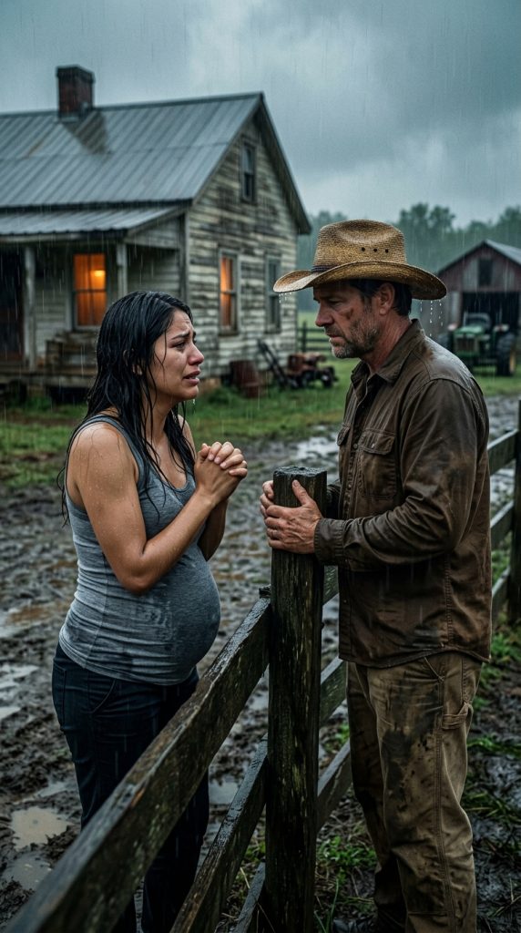 THE FARMER TOOK IN A PREGNANT WOMAN DURING A VIOLENT STORM, BUT WEEKS LATER HE UNCOVERED THE DARK SECRET SHE HAD BEEN HIDING